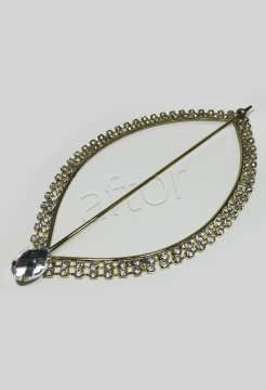 perde tokası sawaroskı taşlı demir 3942