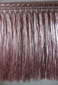 perde saçağı fırfırlı ip saçak gül kurusu-pudra 0182