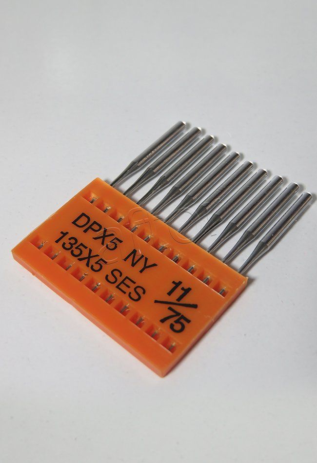 makina iğnesi düz kalın dip dpx5 ny 11-75-(10 adetli)