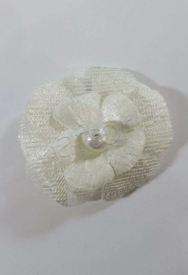 gül kumaş dantel gül çiçek yapay çiçek 0457