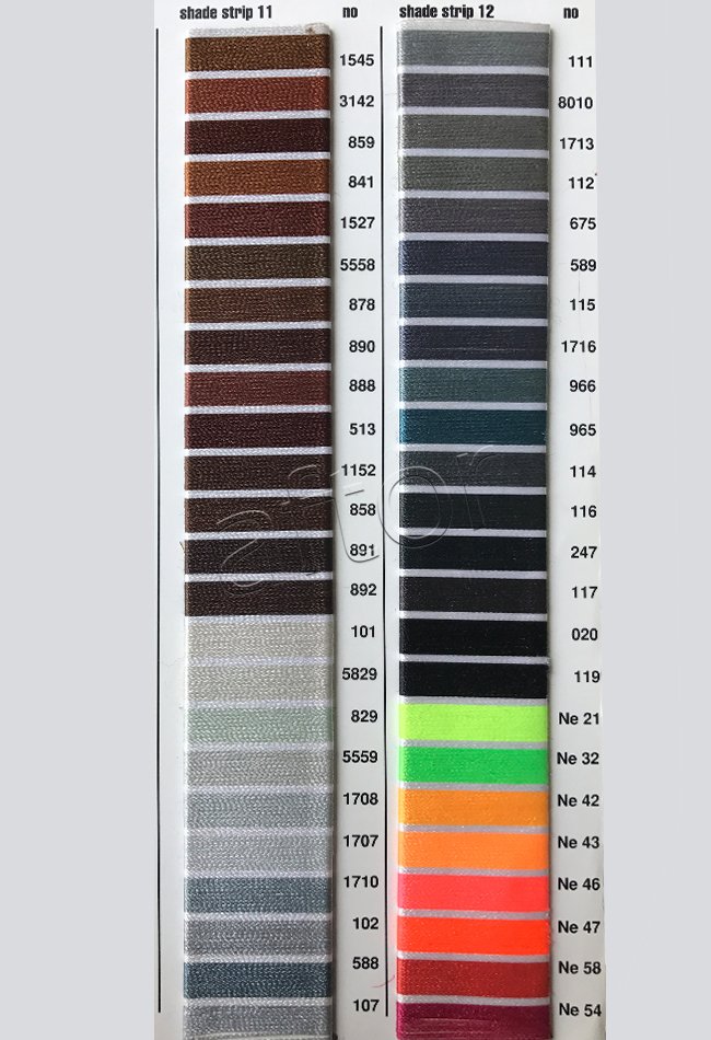 püskül 60 cm kartela-6 Strip-11 No: 101