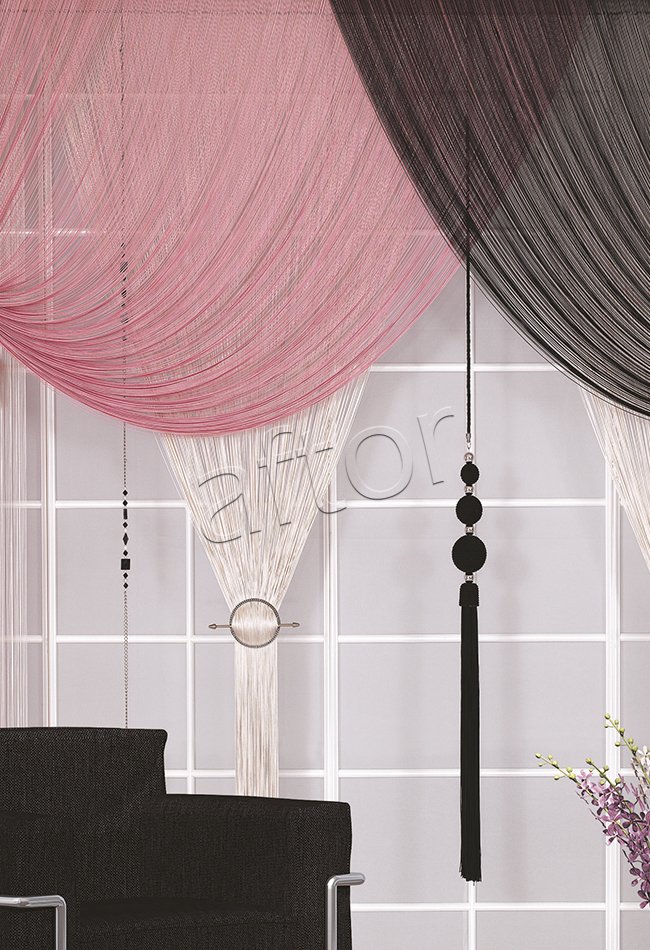 ip perde kruvaze ipi kalın zincir - simli Kruvaze Kalın Simli-002 Yeşil-Gümüş