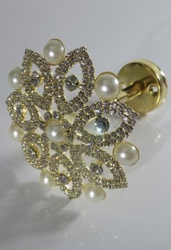 fon demiri renso swarovski taşlı altın - 8695 (r-7)