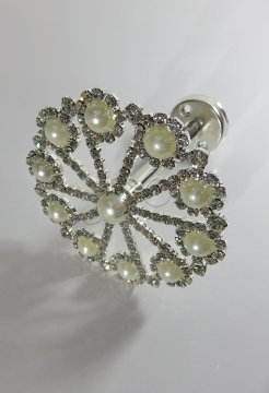 fon demiri renso swarovski taşlı gümüş - 8697 (r-8)