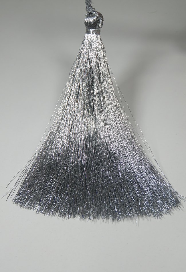 püskül gümüş simli 25 CM