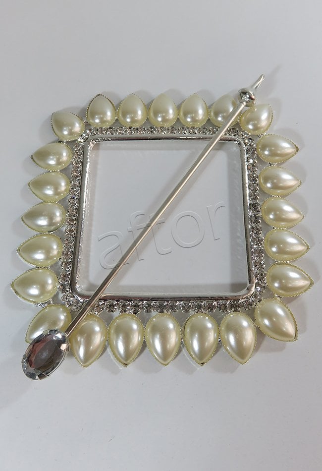 perde tokası demir swarovski taşlı küçük- 8667