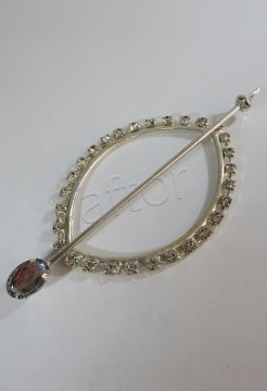 perde tokası demir swarovski taşlı küçük - 8674