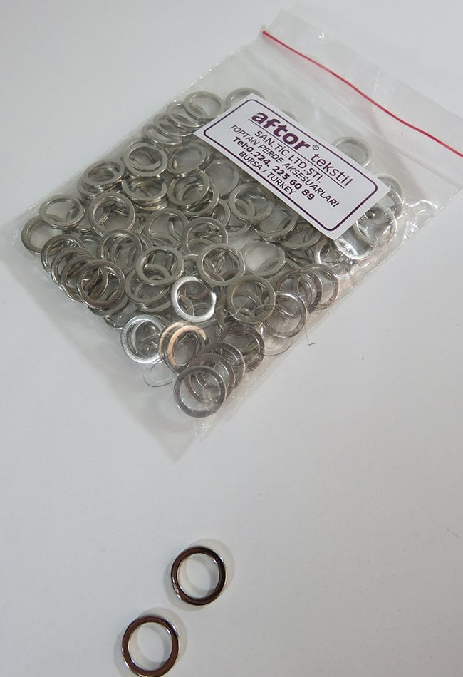 perde halkası demir (100 lü) -paket-8675