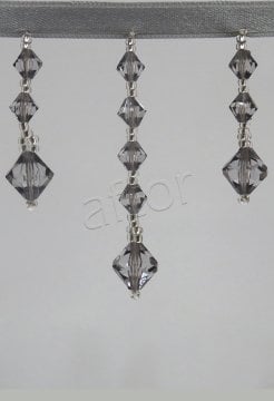 perde boncuğu af-04 topaç-gri