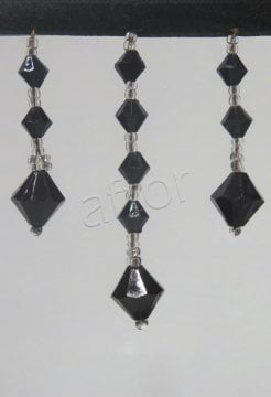 perde boncuğu af-04 topaç-siyah