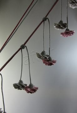 braçol perde fon bağı toplama kruvaze fon bağı güllü saçak-0667