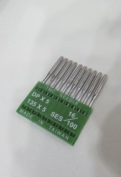 makina iğnesi düz kalın dip dpx5 16-100 (10adetli)