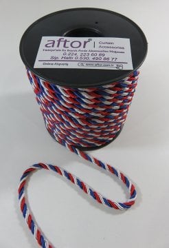 perde kordonu 3 mm 25 mt'lik top 0714