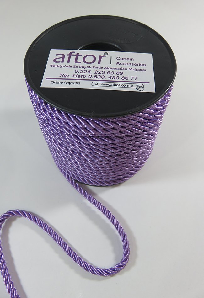 perde kordonu 3 mm 25 mt'lik top 0715
