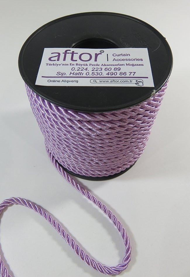 perde kordonu 3 mm 25 mt'lik top 0717