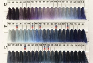 dikiş ip,ipi,ipliği renkli kesik elyaf polyester (5000 mt) kartela-3