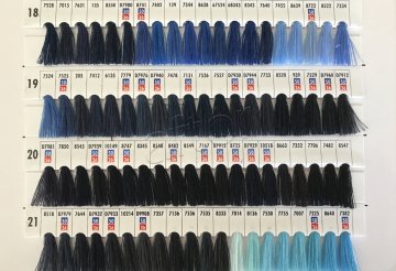 dikiş ip,ipi,ipliği renkli kesik elyaf polyester (5000 mt) kartela-3