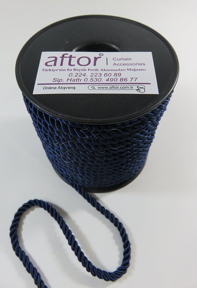 perde kordonu 3 mm 25 mt'lik top 0725