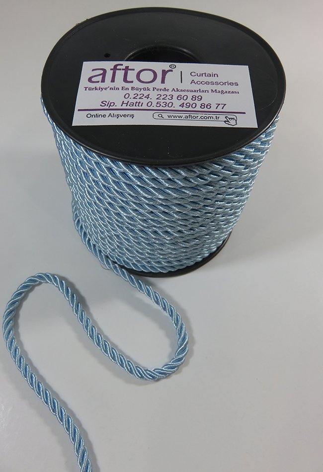 perde kordonu 3 mm 25 mt'lik top 0730