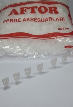 perde makine dikmeli tırnaklı rulet 1000li (kırmızı  paket)  - 6741