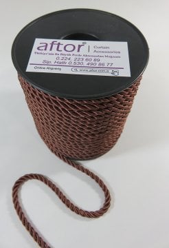 perde kordonu 3 mm 25 mt'lik top 0733
