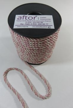 perde kordonu 3 mm 25 mt'lik top 0739