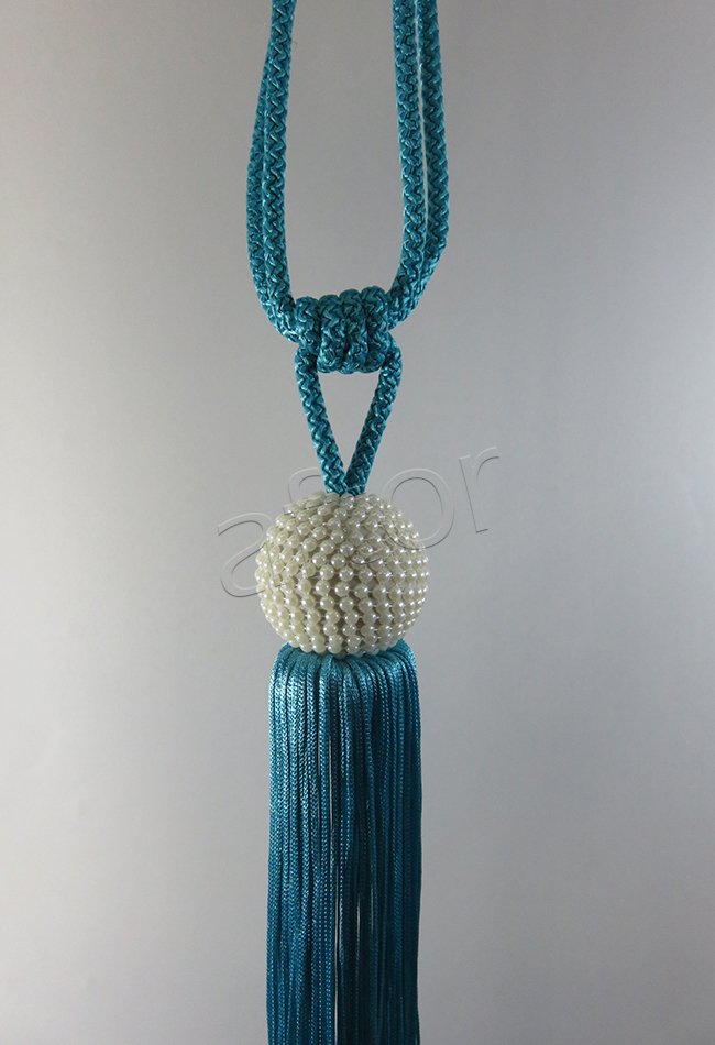 braçol perde fon bağı toplama incili turkuaz-0770