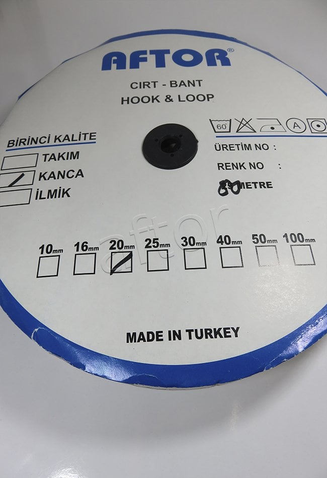 perde cırt-yumuşak  takım 20mm ( 50mt)lik - 5356