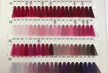 dikiş ip,ipi,ipliği renkli kesik elyaf polyester (5000 mt) kartela-2