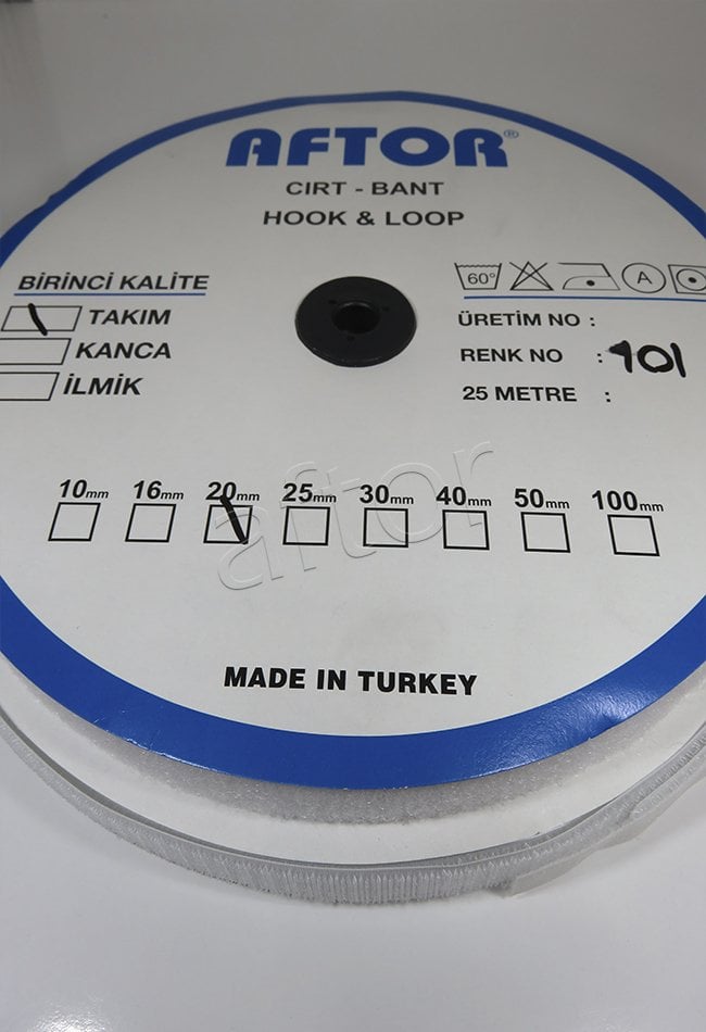 perde cırt-sert ve yumuşak takım 20mm ( 50mt)lik - 5356