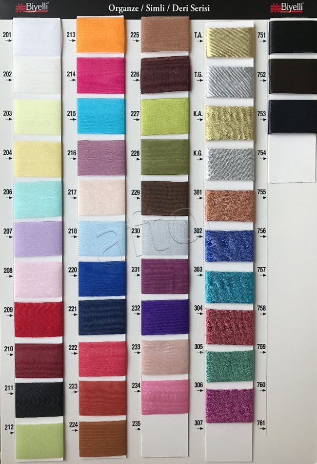 biye verev organze & simli & deri serisi