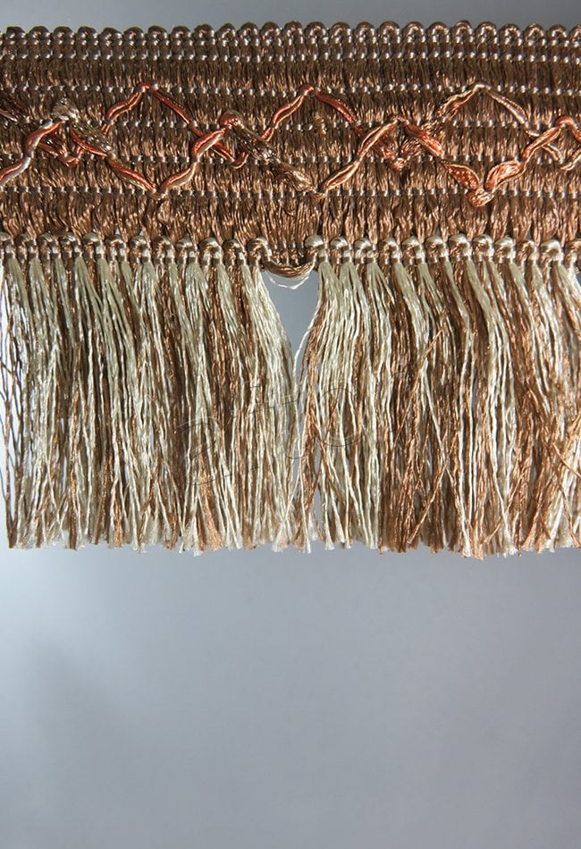 perde saçağı fırfırlı kiremit-krem 0756