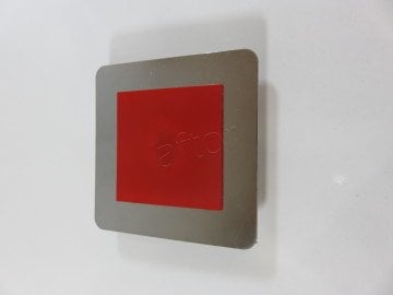yapışkanlı fon demiri aynası- arkalığı renso pipo  0636 gümüş