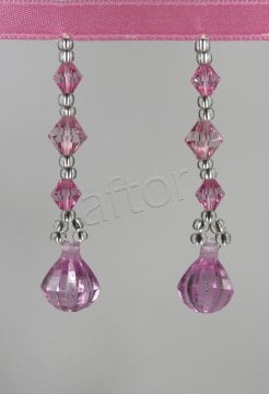 perde boncuğu af-42 sarımsak orta boy-pembe