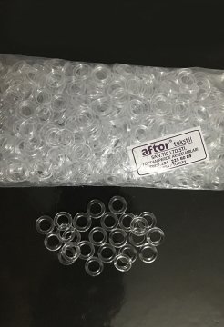 perde katlamalı balon plastik halka şeffaf- 500 adetli