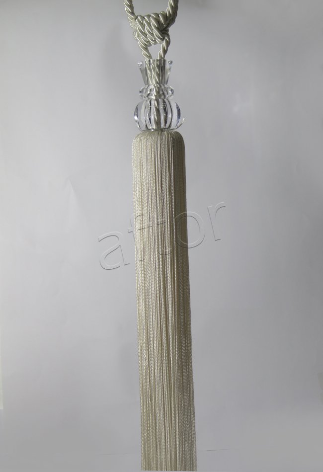 braçol perde fon bağı toplama şeffaf akrilik-5909