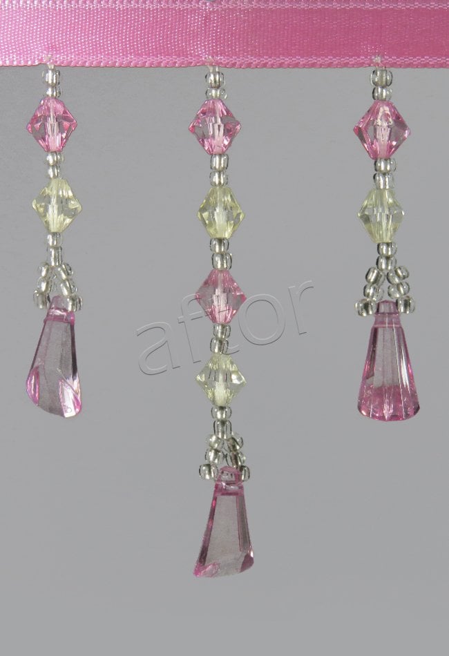 perde boncuğu af-05 papuç-pembe