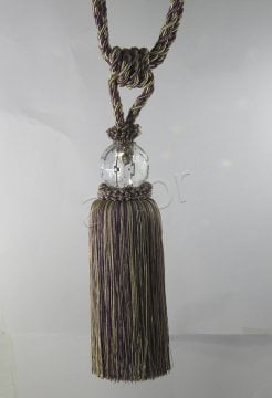 braçol perde fon bağı toplama camlı-6196