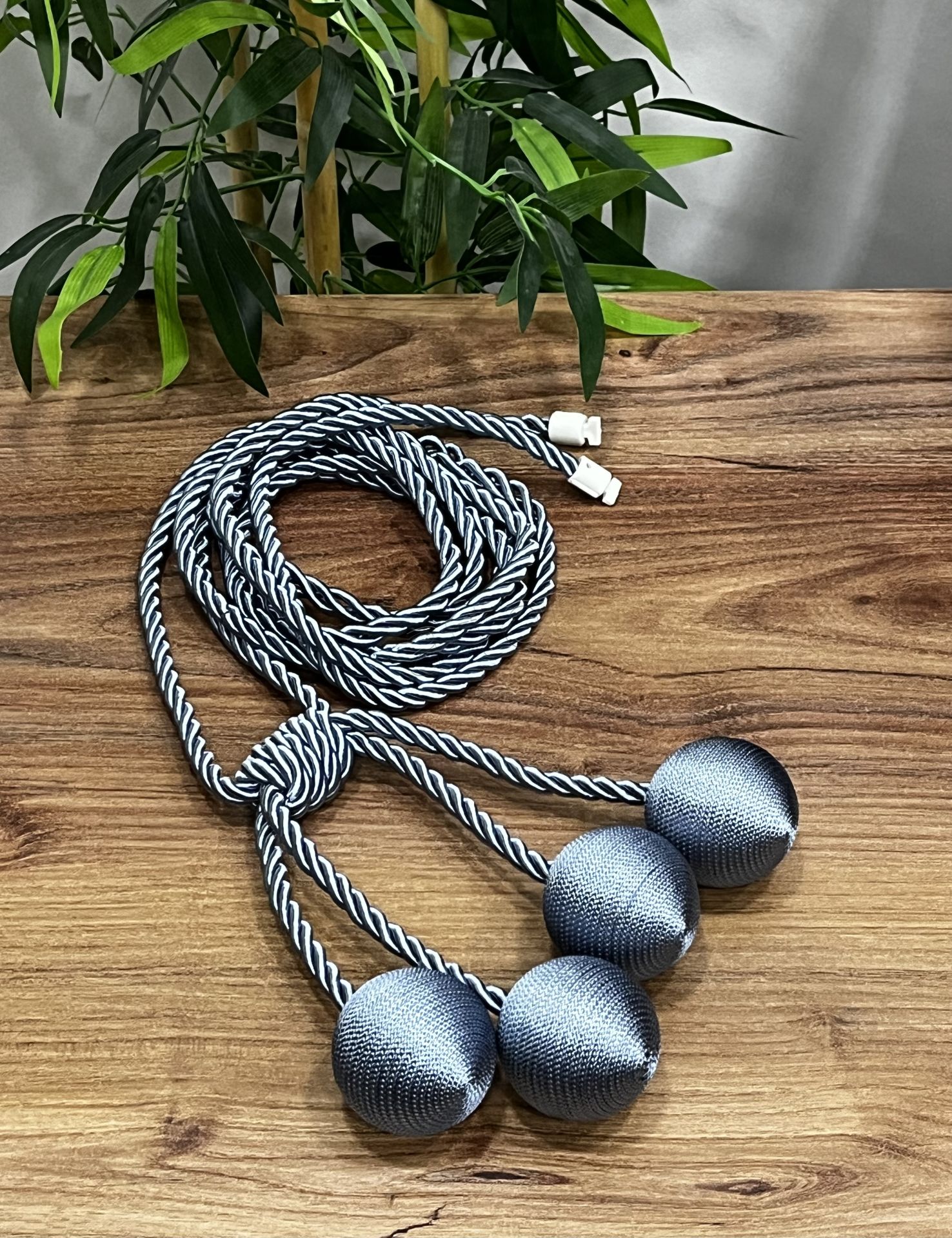 Kruvaze Perde Fon Bağı 4 Toplu Model - 15 No indigo