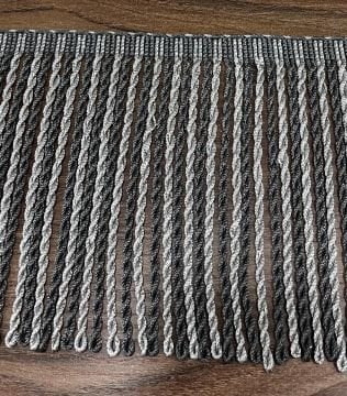 10 cm Zincir Bulyon Saçak (FDY)- ANTRASİT- GRİ ÇİFT RENK- 0225