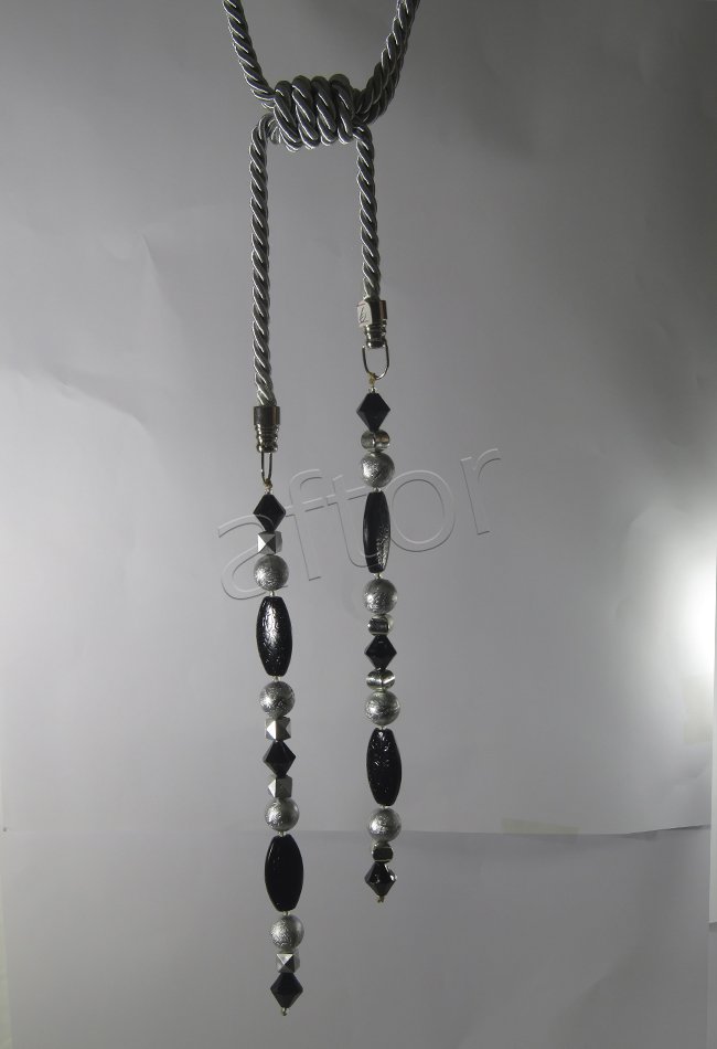 braçol perde fon bağı toplama boncuklu kordonlu-6388