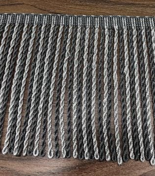 15 cm Zincir Bulyon Saçak (FDY)- ANTRASİT- GRİ ÇİFT RENK- 0227