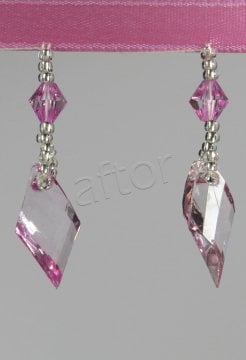 perde boncuğu af-11 burgu-pembe