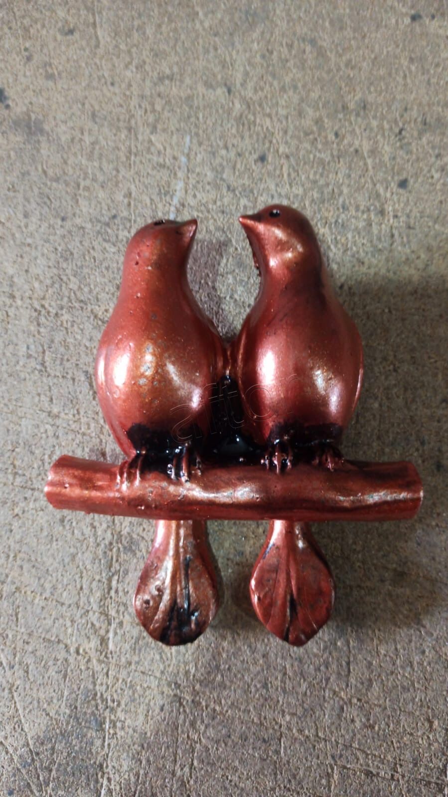 Döküm Kuşlu Kol Bağı- Perdeyi Duvardan Yana Toplama Aparatı- Bakır Renk- 0506