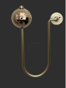 Tek Toplu Metal Kol Bağı- Perdeyi Duvardan Yana Toplama Aparatı- Gold Renk- 0601