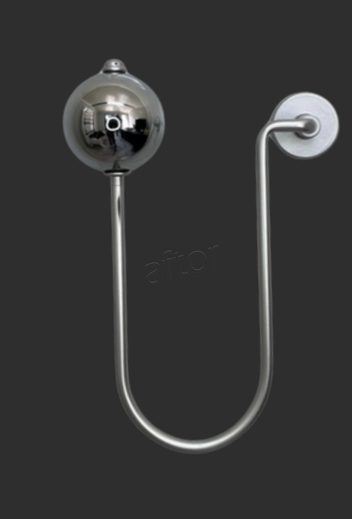 Tek Toplu Metal Kol Bağı- Perdeyi Duvardan Yana Toplama Aparatı- Gümüş Gri Renk- 0602