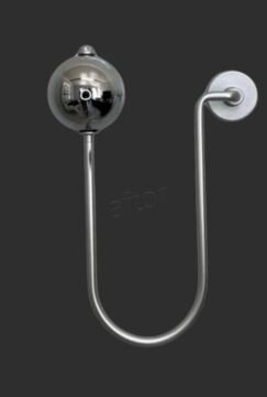 Tek Toplu Metal Kol Bağı- Perdeyi Duvardan Yana Toplama Aparatı- Gümüş Gri Renk- 0602