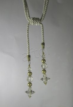 braçol perde fon bağı toplama boncuklu kordonlu-6462