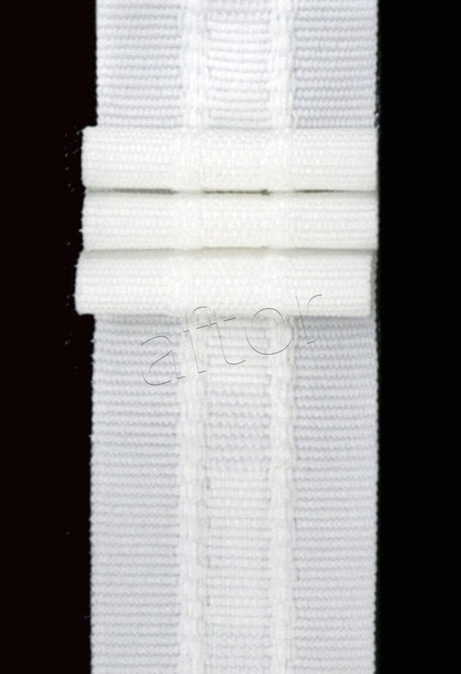 perde ekstraforu öz-iş 2043 üçlü pile perde büzgü şeridi (25 mm) 100 mt lik top