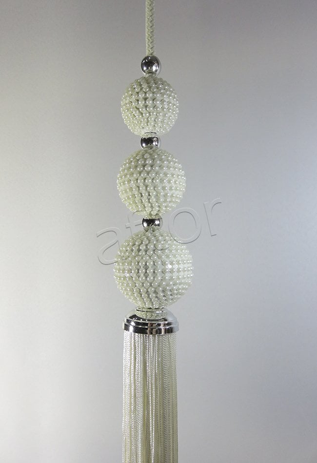 perde sarkıtı 3'lü incili sarkıt -0786